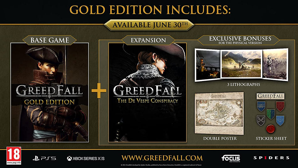 Greedfall: Gold Edition (Xbox Series X / One)