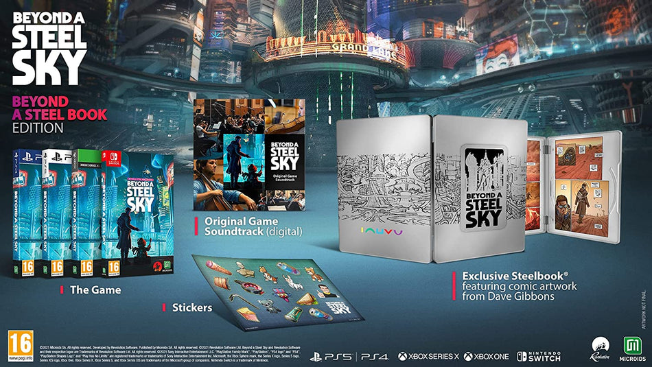 Beyond A Steel Sky - Steelbook Edition (PS4)