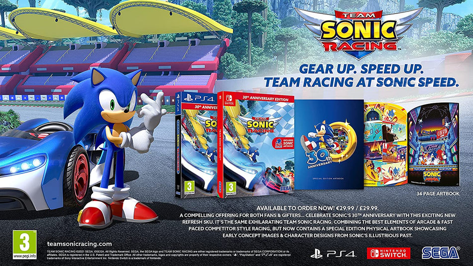 Team Sonic Racing 30th Anniversary Edition (PS4)