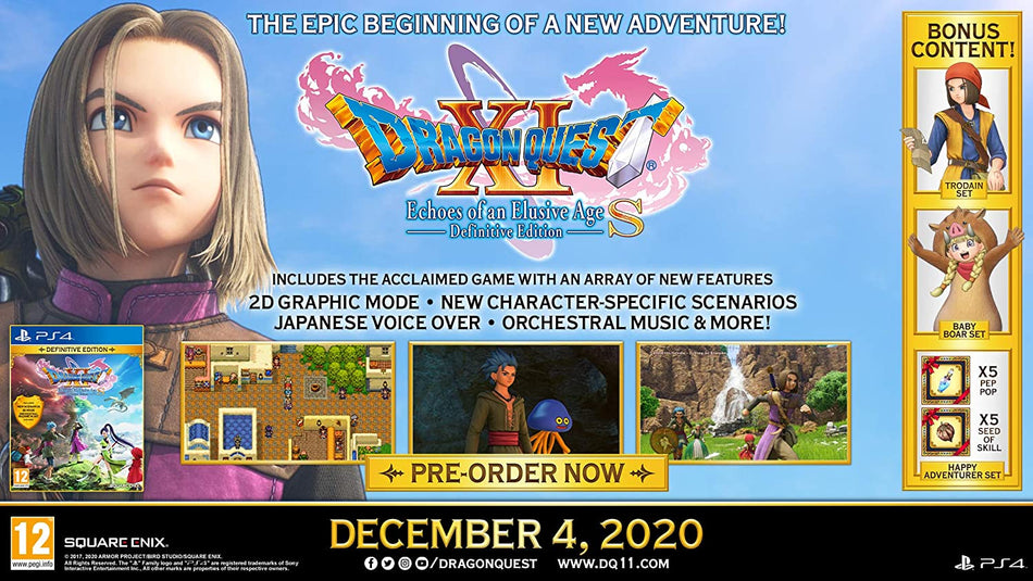 Dragon Quest XI S: Echoes Of An Elusive Age - Definitive Edition (PS4)