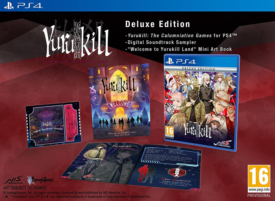 Yurukill: The Calumniation Games - Deluxe Edition (PS4)