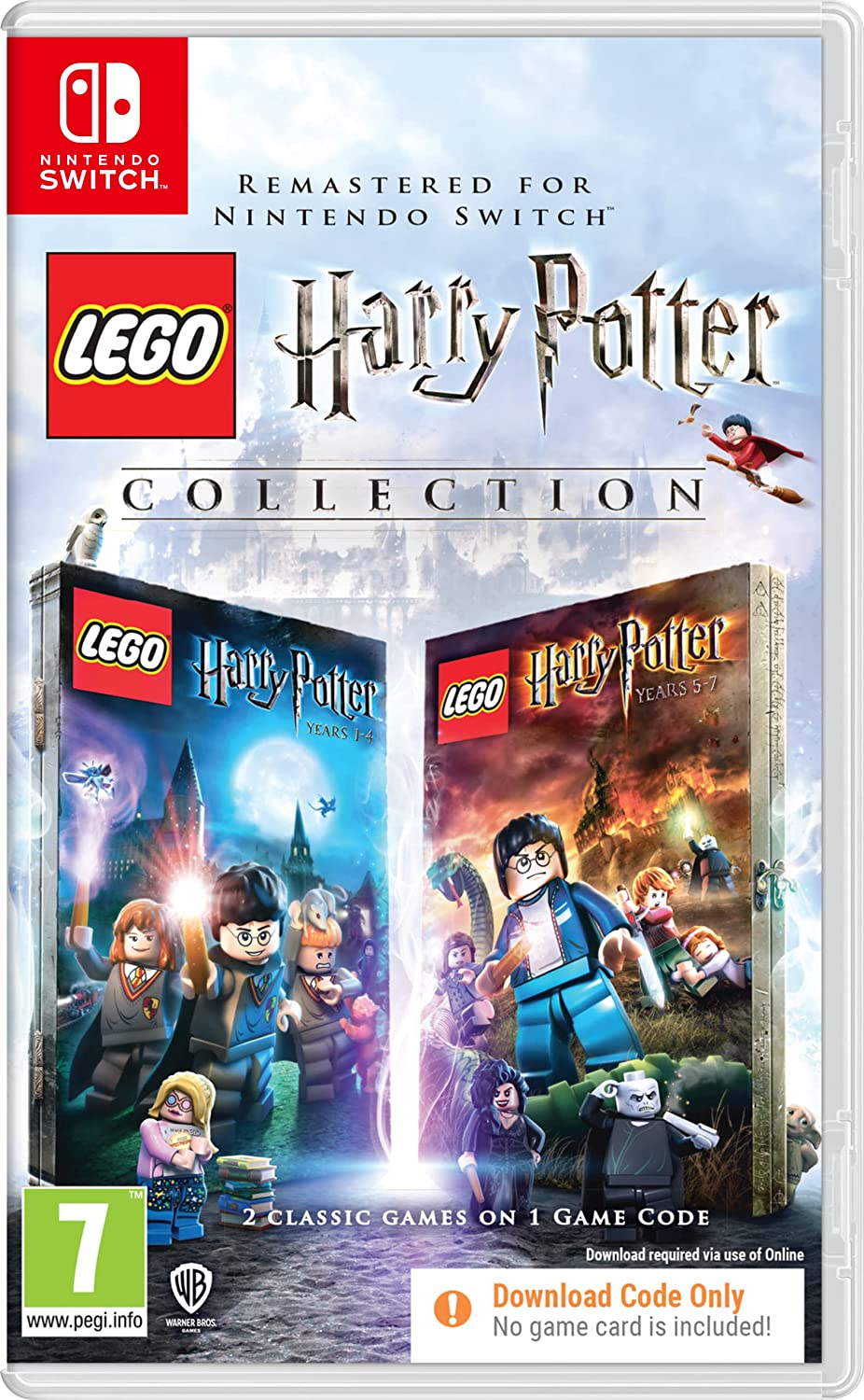 LEGO Harry Potter 1-7 Nintendo Switch UK Case Bundle [Code in a Box] (Nintendo Switch)